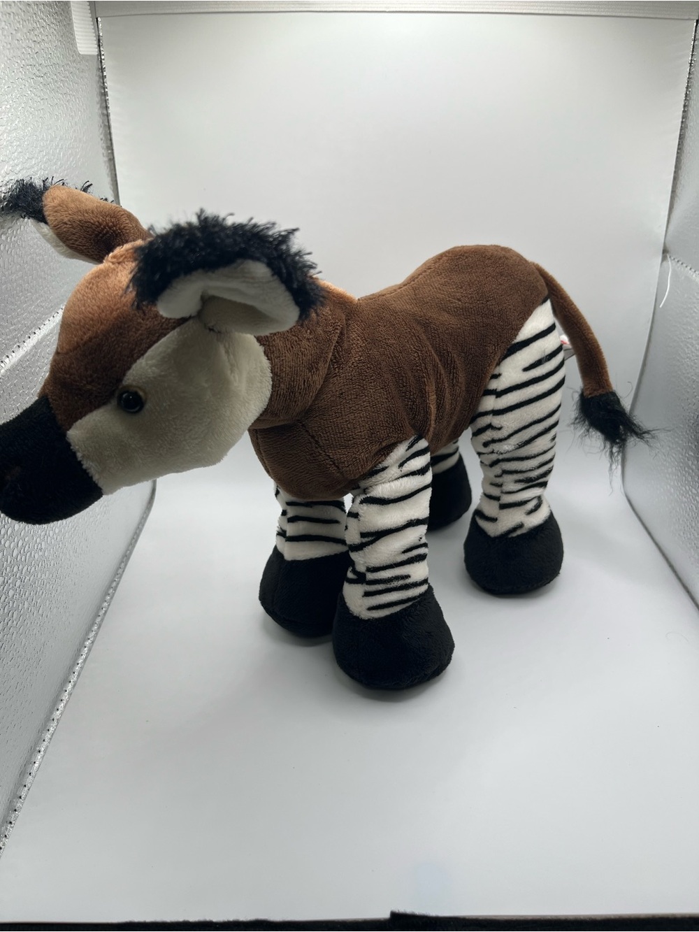 Webkinz Okapi Plush Stuffed Animal Toy No Code Ganz 10 Inch HM445